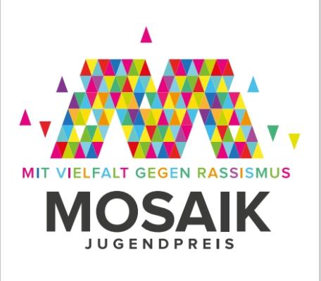 Logo: Mit Vielfalt gegen Rassismus - Mosaik Jugendpreis