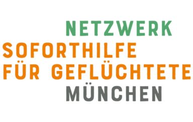 Logo des Netzwerks Soforthilfe für Geflüchtete München